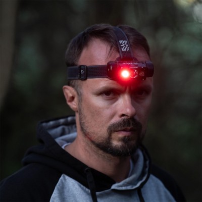 Ліхтар налобний Mactronic Black Eye H40 (4000 Lm) Cool White/Red LED Rechargeable Type-C (THL0061)