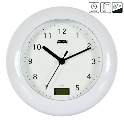 Годинник настінний Technoline 506271 Bathroom Clock White (506271) Годинник настінний Technoline 506271 Bathroom Clock White (506271)