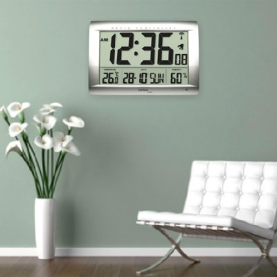 Годинник настінний Technoline WS8009 Silver (WS8009)