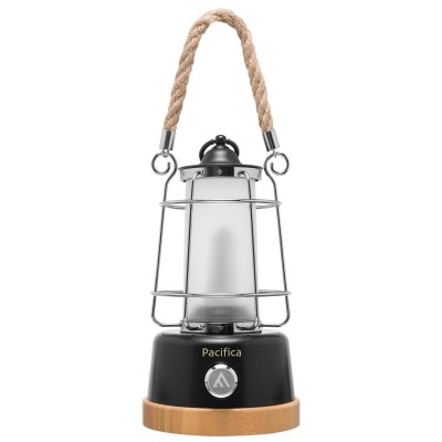 Ліхтар кемпінговий Bo-Camp Harlington Rechargable Dimming 370 Lumen Bamboo-Grey (5818921)