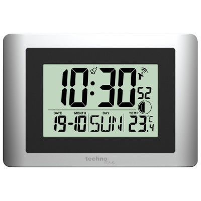 Годинник настінний Technoline WS8028 Silver/Black (WS8028) Годинник настінний Technoline WS8028 Silver/Black (WS8028)