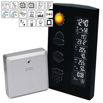 Метеостанція Technoline WS6650 Black (WS6650)