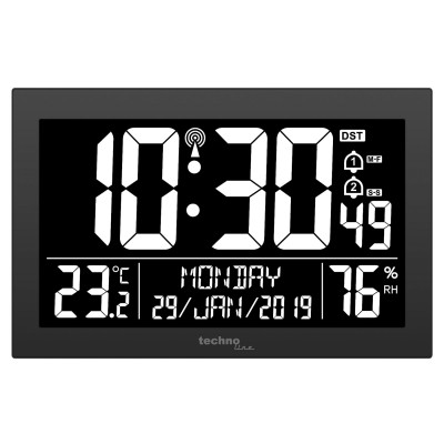 Годинник настінний Technoline WS8017 Black (WS8017)