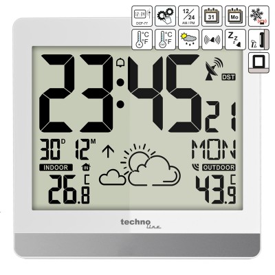 Годинник настінний Technoline WS8119 White (WS8119)