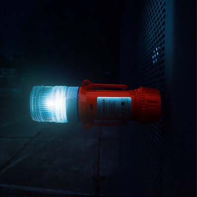 Ліхтар професійний Mactronic Flashguard (100 Lm) White/Red/Blue Magnet Synchro USB Recharg (PFS0200)
