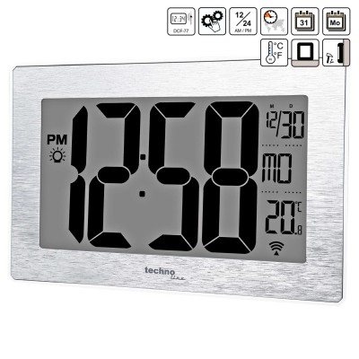 Годинник настінний Technoline WS8019 Silver (WS8019)