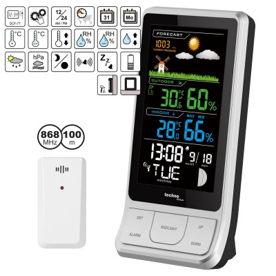 Метеостанція Technoline WS6441 Black/Silver (WS6441) Метеостанція Technoline WS6441 Black/Silver (WS6441)
