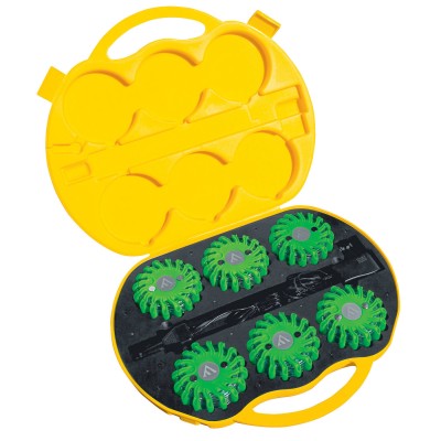 Комплект ліхтарів професійних Mactronic M-Flare (65 Lm) Green Magnet Synch Recharg 12/220V (PSD0013)