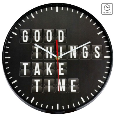 Годинник настінний Technoline 775485 Good Things Take Time (775485) Годинник настінний Technoline 775485 Good Things Take Time (775485)
