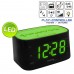 Годинник настільний з радіо Technoline WT465 Black/Green (WT465 grun) Годинник настільний з радіо Technoline WT465 Black/Green (WT465 grun)