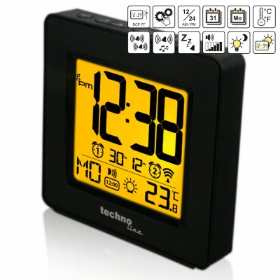 Годинник настільний Technoline WT330 Black (WT330) Годинник настільний Technoline WT330 Black (WT330)