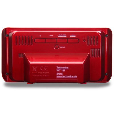 Годинник настільний Technoline WT197 Red (WT197)