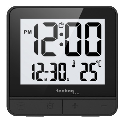 Годинник настільний Technoline WT375 Black (WT375)