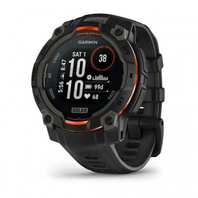 GPS смарт-годинник GARMIN Instinct 3, 45mm, Solar, Black Bezel with Black Band GPS смарт-годинник GARMIN Instinct 3, 45mm, Solar, Black Bezel with Black Band
