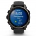 GPS смарт-годинник GARMIN fenix 8 43mm, AMOLED, Saph, CrbnGry Ti/Blk, Blk/PebblGryBnd