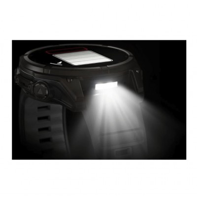 GPS смарт-годинник GARMIN fenix 8 47mm,Saph Solar,CrbnGry Ti/Blk,Blk/PblGryBnd