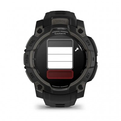 GPS смарт-годинник GARMIN Instinct 3, 45mm, AMOLED, Black Bezel with Black Band
