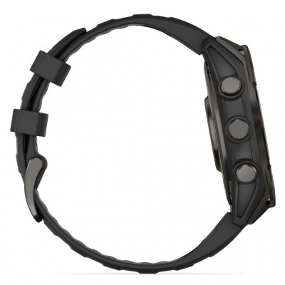 GPS смарт-годинник GARMIN fenix 8 47mm, AMOLED, Saph, CrbnGryTi/Blk, Blk/PebbleGryBnd