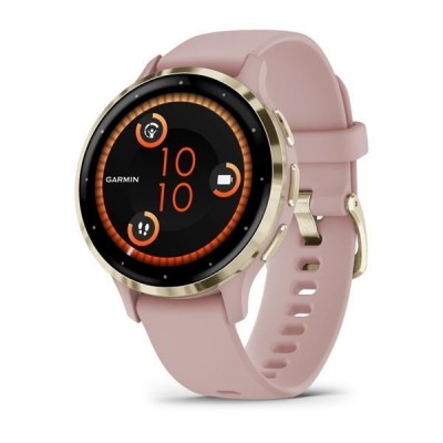 GPS смарт-годинник Garmin Venu 3S, Dust Rose + Soft Gold