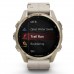 GPS смарт-годинник GARMIN fenix 8 43mm, AMOLED, Saph, SftGldSS/FogGryLeatherBnd, Excl
