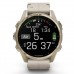 GPS смарт-годинник GARMIN fenix 8 43mm, AMOLED, Saph, SftGldSS/FogGryLeatherBnd, Excl