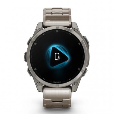 GPS смарт-годинник GARMIN fenix 8 47mm, AMOLED, Saph, Ti/Bare/Graphite w/TiBand,Excl