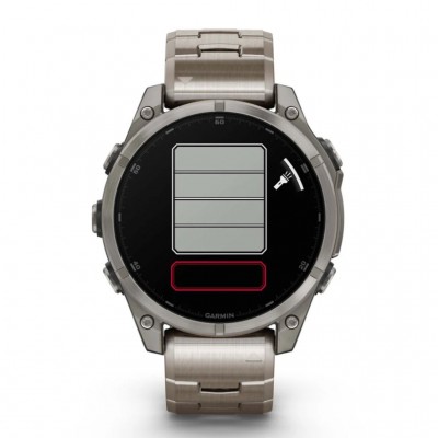 GPS смарт-годинник GARMIN fenix 8 47mm, AMOLED, Saph, Ti/Bare/Graphite w/TiBand,Excl