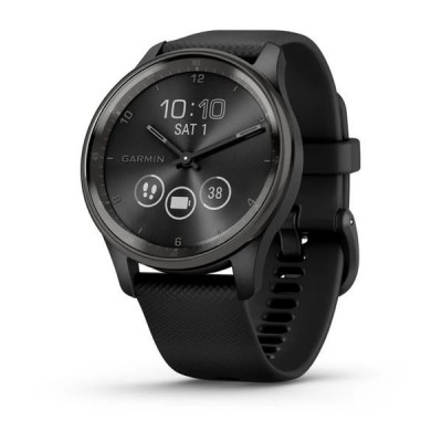 Смарт годинник Garmin vivomove Trend, Black, Silicone