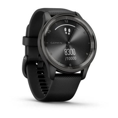 Смарт годинник Garmin vivomove Trend, Black, Silicone