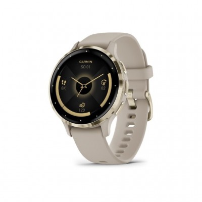 GPS смарт-годинник Garmin Venu 3S, French Gray + Soft Gold