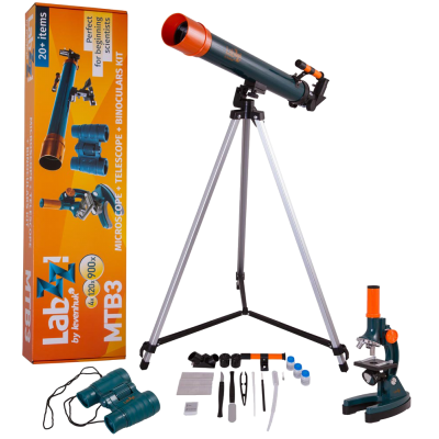 Набір Levenhuk LabZZ MTВ3: мікроскоп, телескоп та бінокль