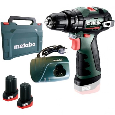Дриль-шуруповерт Metabo PowerMaxx SB BL (2х12 В, 2 А*год) (601784500) Дриль-шуруповерт Metabo PowerMaxx SB BL (2х12 В, 2 А*год) (601784500)