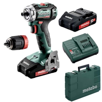 Акумуляторний шуруповерт Metabo BS 18 L BL Q (2х18 В, 2 А*год) (602327500) Акумуляторний шуруповерт Metabo BS 18 L BL Q (2х18 В, 2 А*год) (602327500)