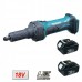Акумуляторна пряма шліфувальна машина Makita DGD 800 RFE