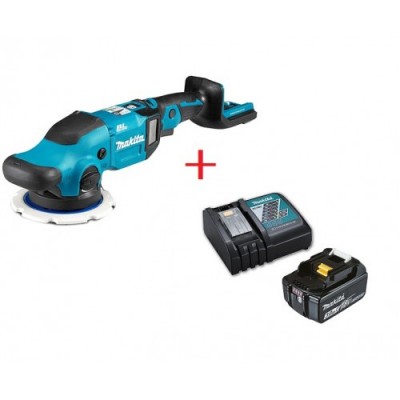 Аккумуляторная полировальная эксцентриковая шлифмашина Makita DPO600Z + набор 191A24-4 (SET-DPO600)