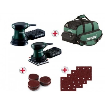 Набор шлифмашин Metabo FSR + FSX 200 + сумка (690590000) Набор шлифмашин Metabo FSR + FSX 200 + сумка (690590000)