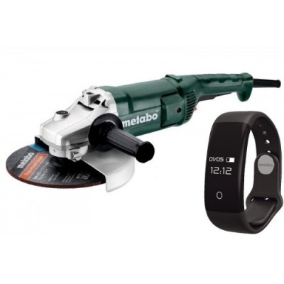 Угловая шлифмашина Metabo WE 2200-230 (606437000) + Metabo Фитнес-трекер Угловая шлифмашина Metabo WE 2200-230 (606437000) + Metabo Фитнес-трекер