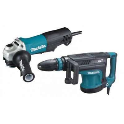 Отбойный молоток Makita HM1213C + Угловая шлифовальная машина Makita GA5050R (BNDL-HM01)