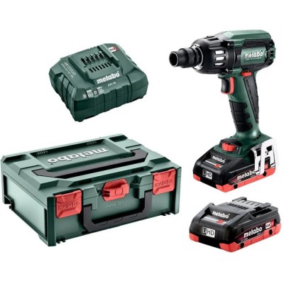 Акумуляторний ударний гайковерт Metabo SSW 18 LTX 400 BL (18 В, 2х4 А*год) (602205800) Акумуляторний ударний гайковерт Metabo SSW 18 LTX 400 BL (18 В, 2х4 А*год) (602205800)