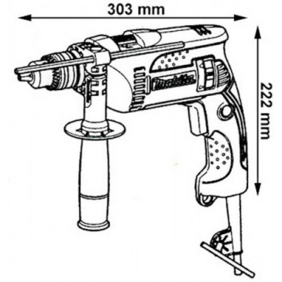 Ударний дриль MAKITA HP1641K