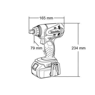 Акумуляторний ударний гайкокрут MAKITA DTW251RMJ