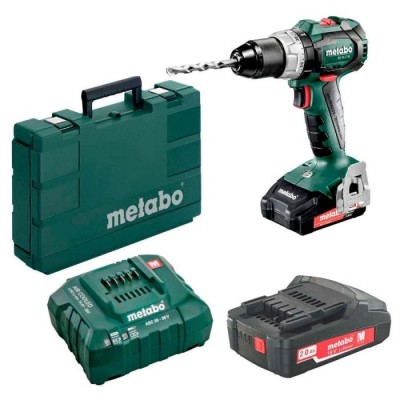 Metabo Шуруповерт акумуляторний 18 В BS 18 LT BL 2.0 Ah Metabo Шуруповерт акумуляторний 18 В BS 18 LT BL 2.0 Ah