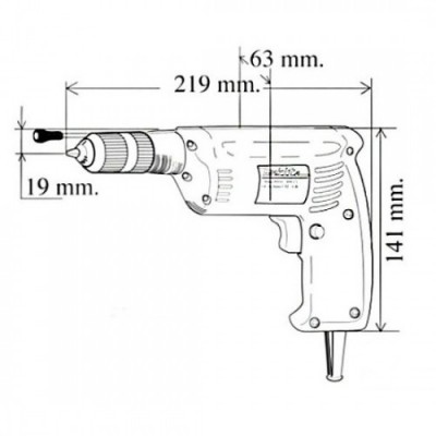Дрель безударная Makita 6501X