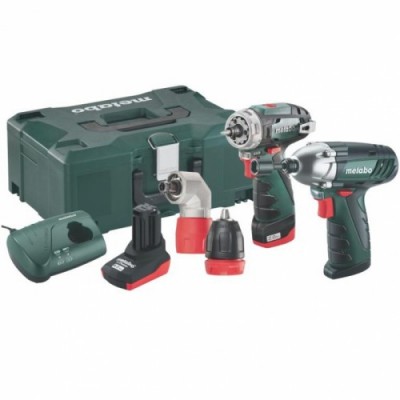 Комплект Аккумуляторная дрель-шуруповерт Metabo PowerMaxx BS Quick Pro + Ударный гайковерт Metabo PowerMaxx SSD (685053000) Комплект Аккумуляторная дрель-шуруповерт Metabo PowerMaxx BS Quick Pro + Ударный гайковерт Metabo PowerMaxx SSD (685053000)