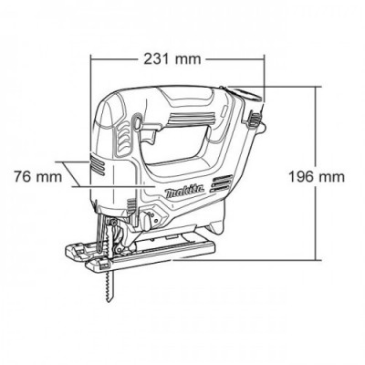 Аккумуляторный лобзик Makita JV 100 DZ (Без АКБ и ЗУ) (JV100DZ)