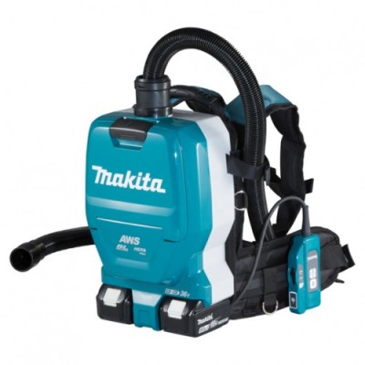 Пылесос-рюкзак с AWS Makita DVC265ZXU (без АКБ и ЗУ)