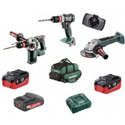 Набор из трех аккумуляторных инструментов Metabo Combo Set 3 + Видеорегистратор Metabo (UA602327890_) Набор из трех аккумуляторных инструментов Metabo Combo Set 3 + Видеорегистратор Metabo (UA602327890_)
