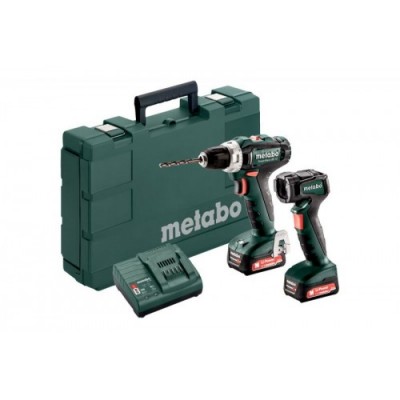 Аккумуляторный шуруповерт Metabo PowerMaxx BS 12 Set + фонарь PowerMaxx ULA 12 LED + кейс (601036900) Аккумуляторный шуруповерт Metabo PowerMaxx BS 12 Set + фонарь PowerMaxx ULA 12 LED + кейс (601036900)