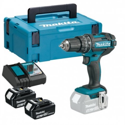 Аккумуляторная ударная дрель-шуруповерт Makita DHP 482 RMJ
