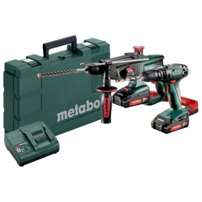 Комплект Metabo Combo Set 2.3.4 SB 18 + KHA 18 LTX + кейс (685090000) Комплект Metabo Combo Set 2.3.4 SB 18 + KHA 18 LTX + кейс (685090000)